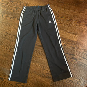 Juniors Adidas Black & White Track Pants L